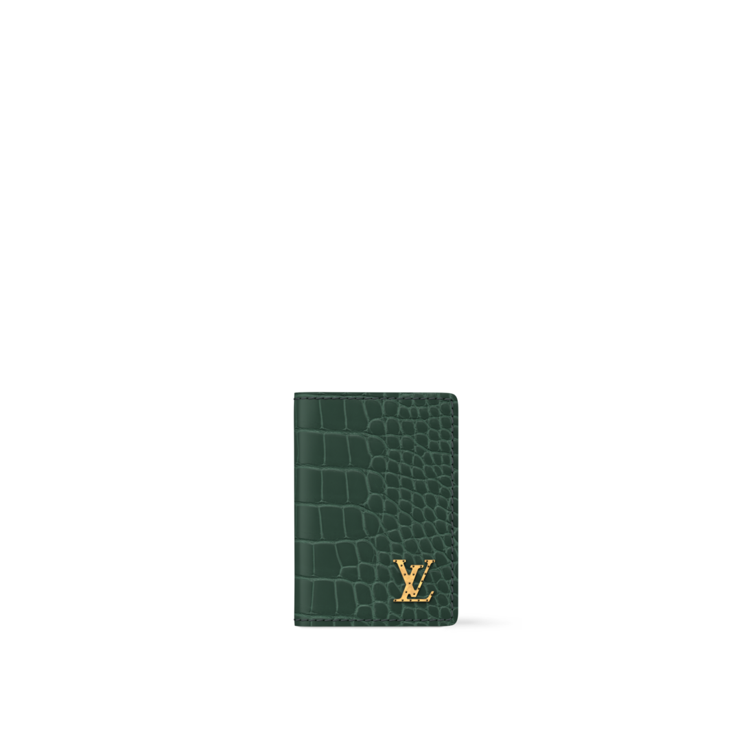Pocket Organizer Crocodile Mat - Men Small Leather Goods - N89832